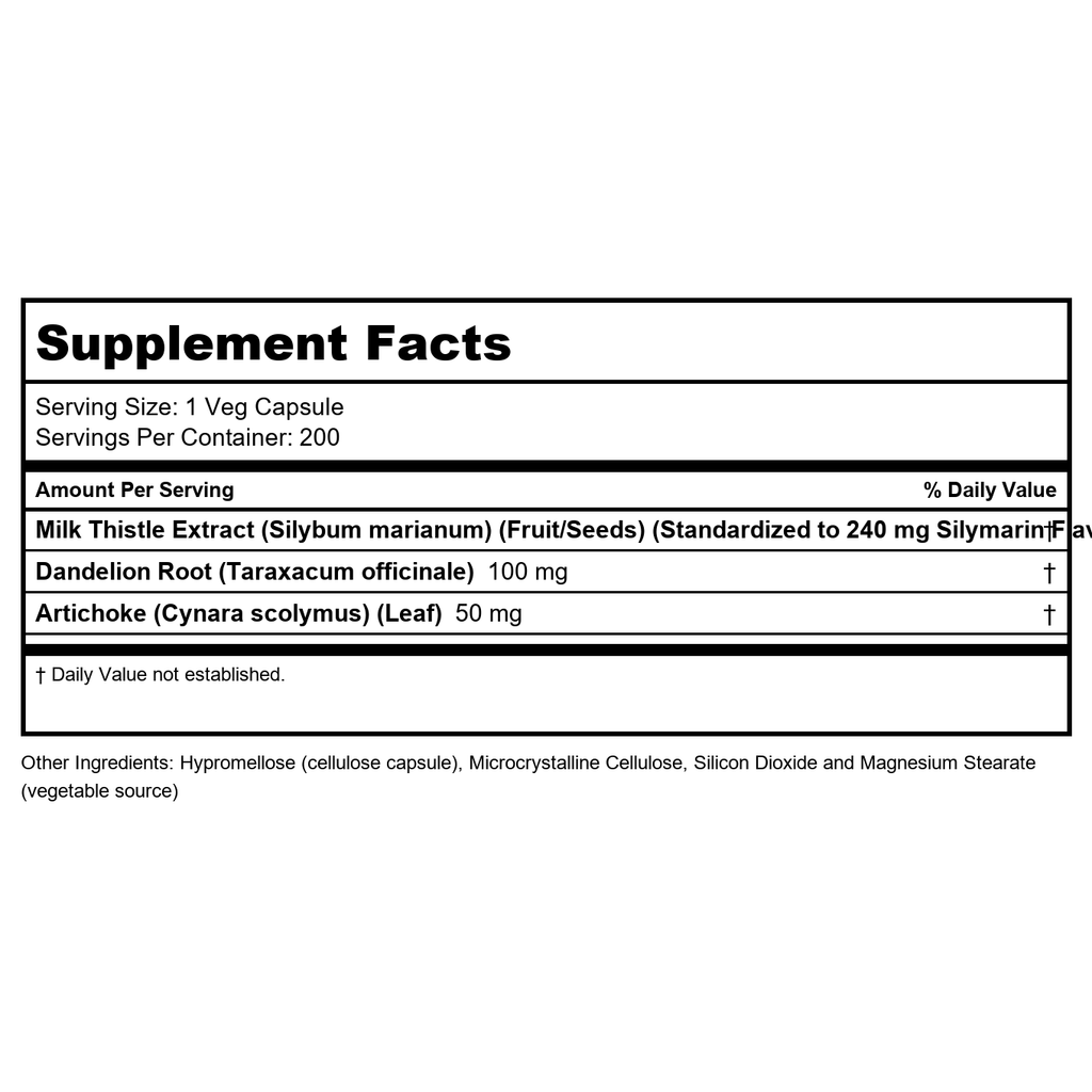 Now Foods Silymarin Double Concentration 300 mg 200 Vcaps - 4753