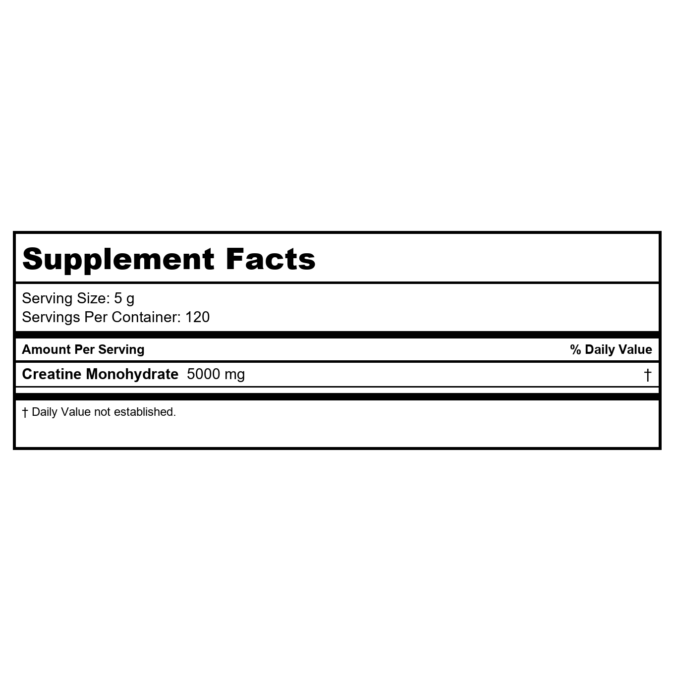 Now Sports Créatine Monohydrate en poudre 600g - 2031