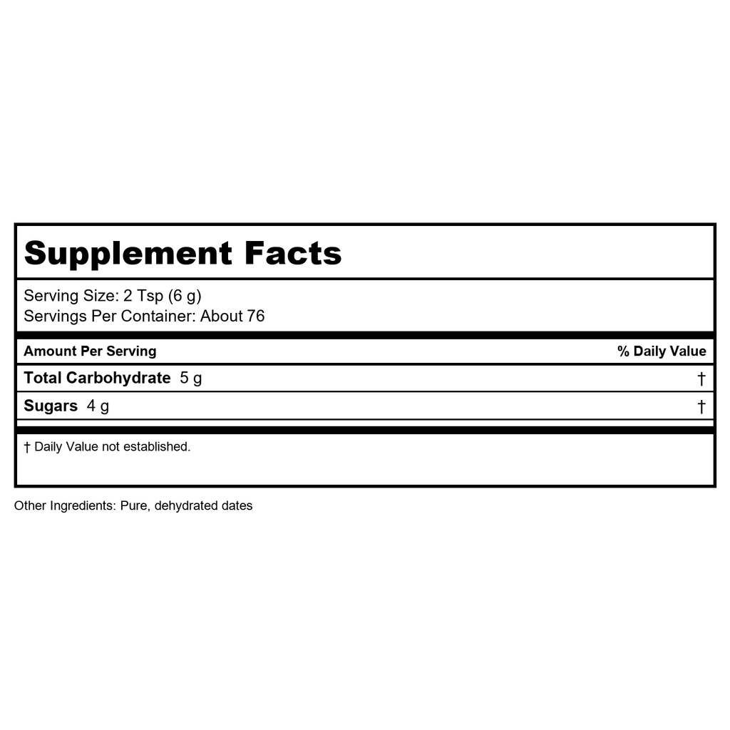 Now Real Food Date Sugar 1 Pound - 6920