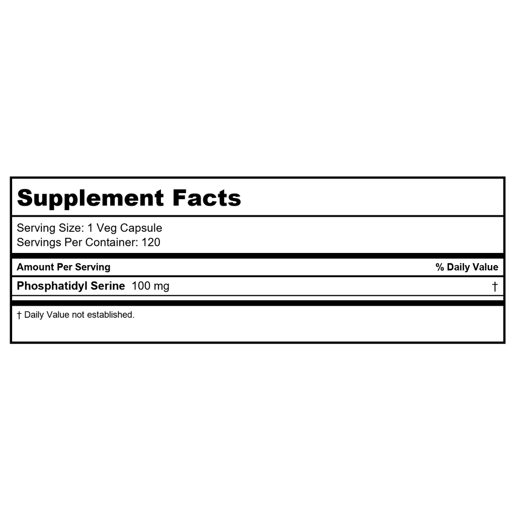 Now Foods Phosphatidyl Serine 100 mg 120 Vcaps - 2381