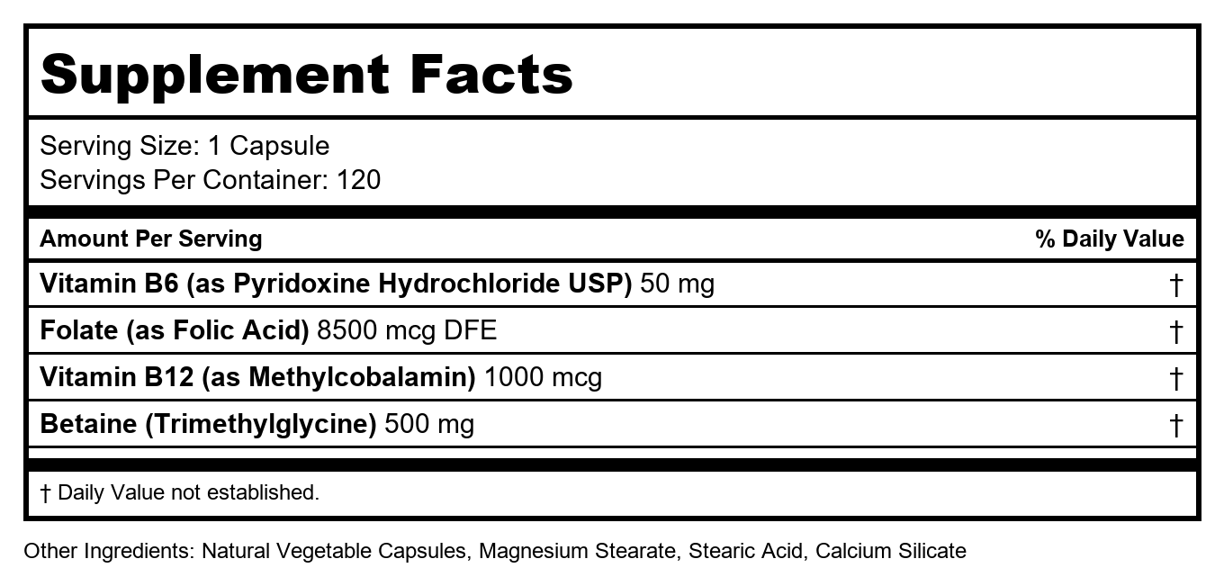 Ortho Molecular Cardio B 120 gélules