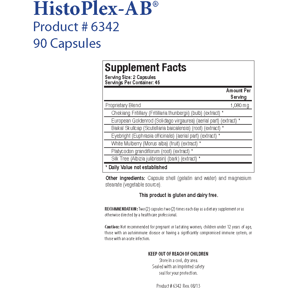Biotics Research HistoPlex-AB 90 Gélules