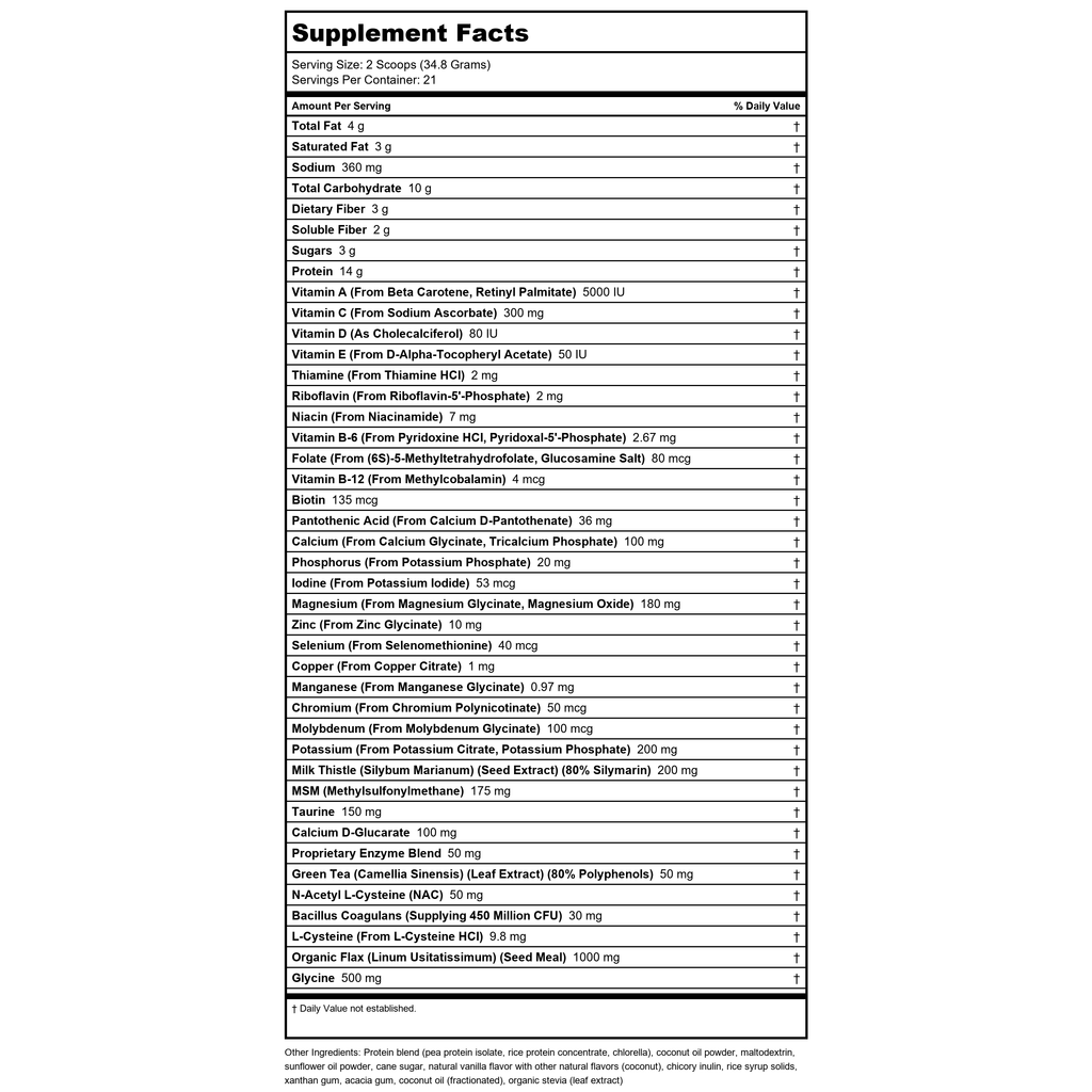 Nutra Biogenesis BioCleanse Plus Vanille 731 grammes PN