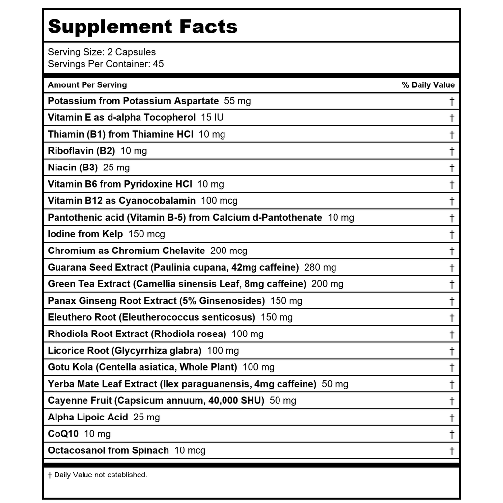 Now Foods Énergie 90 gélules végétales - 3326 - Lot de 2