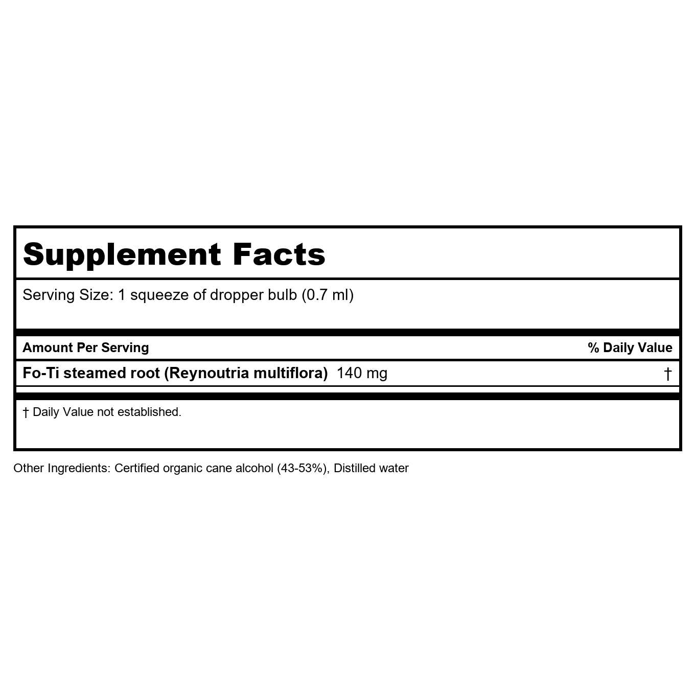 Herb Pharm Fo-Ti / He Shou Wu 1oz