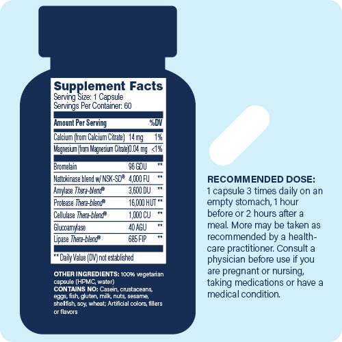 Enzyme Science Nattokinase Pro 60 gélules