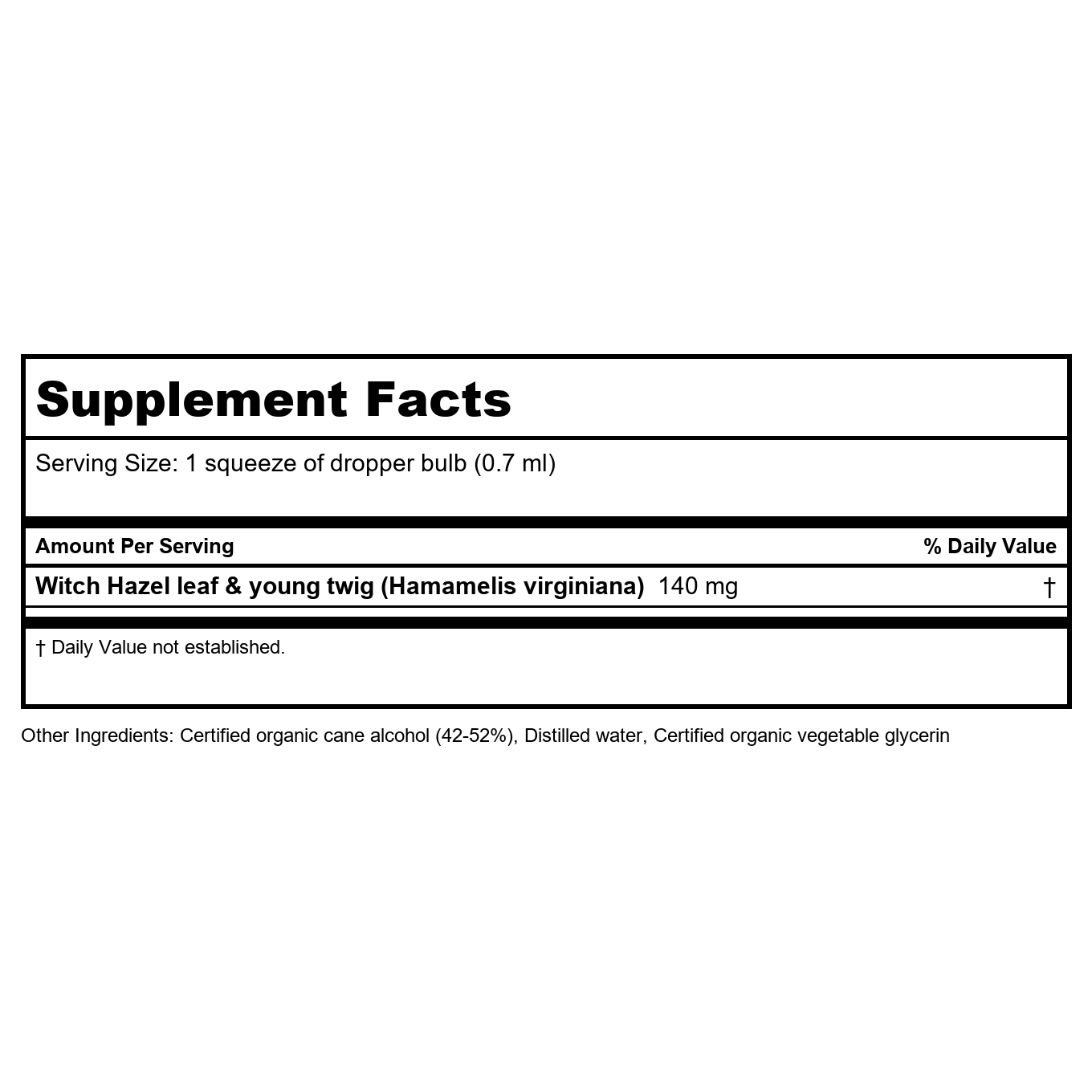Herb Pharm Hamamélis 1oz