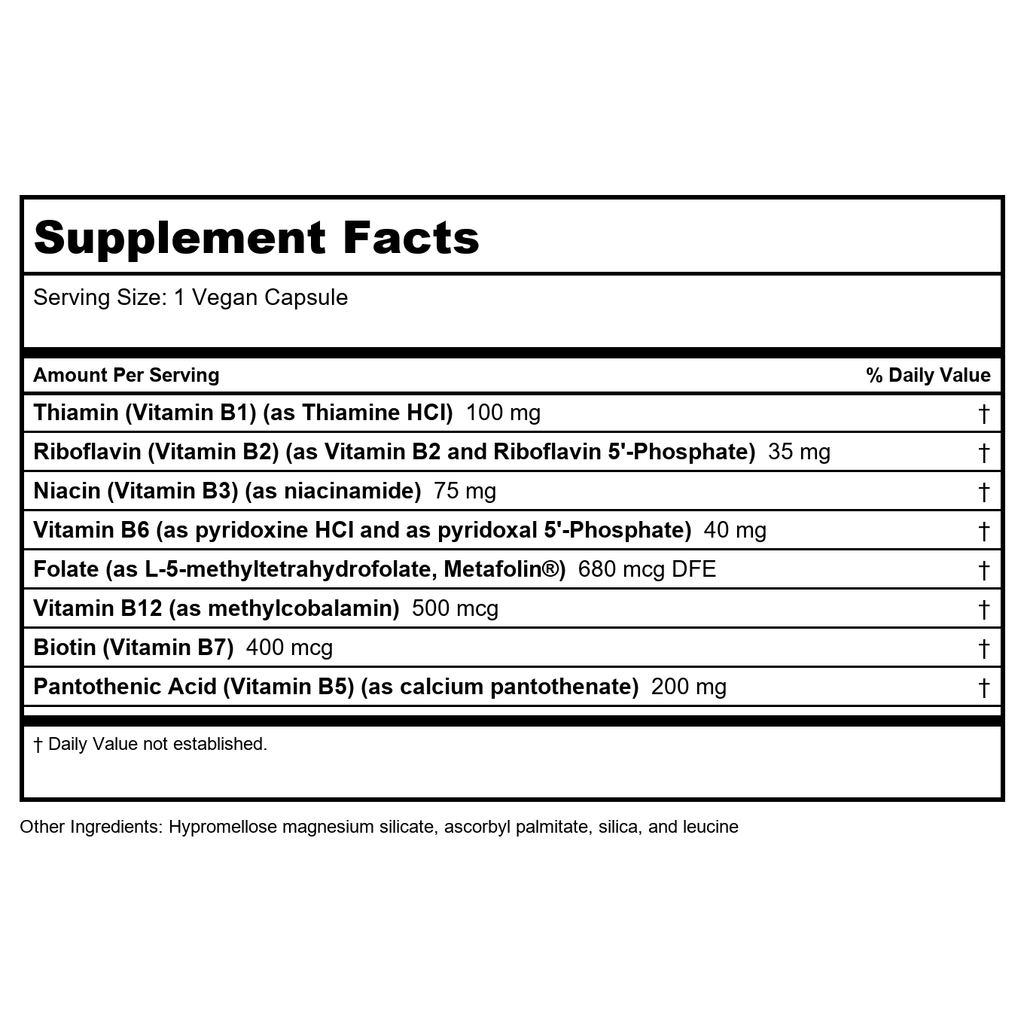 Vital Nutrients Vitamine B-12 1000 mcg 100 Vcaps