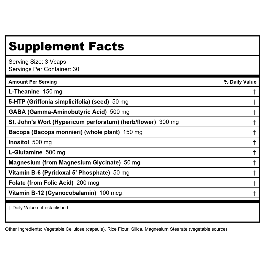 Now Foods Mood Support 90 Vcaps - 3351 - Lot de 3