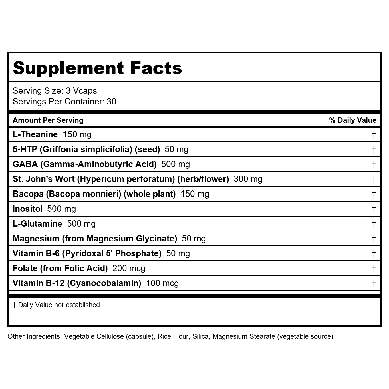 Now Foods Mood Support 90 Vcaps - 3351 - Lot de 3