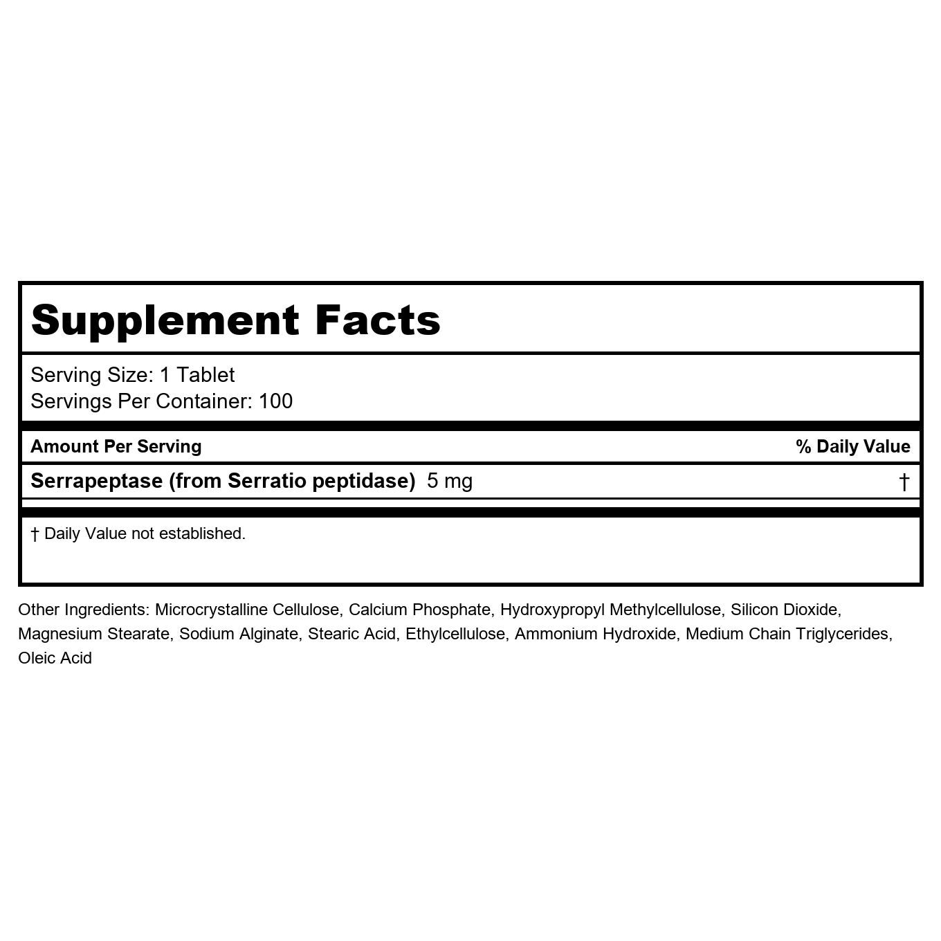 Cardiovascular Research Serraflazyme 100 comprimés - Lot de 4