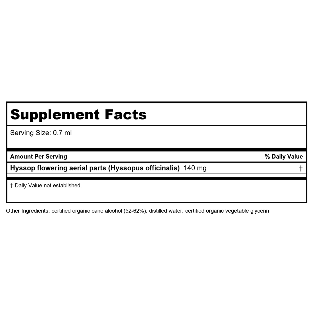 Herb Pharm Hysope 30ml