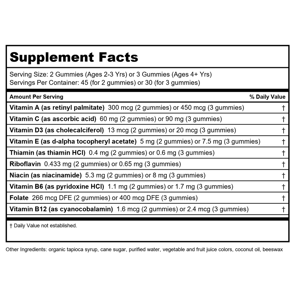 Nature's Way Alive! Gommes Multivitamines Enfants 60 unités