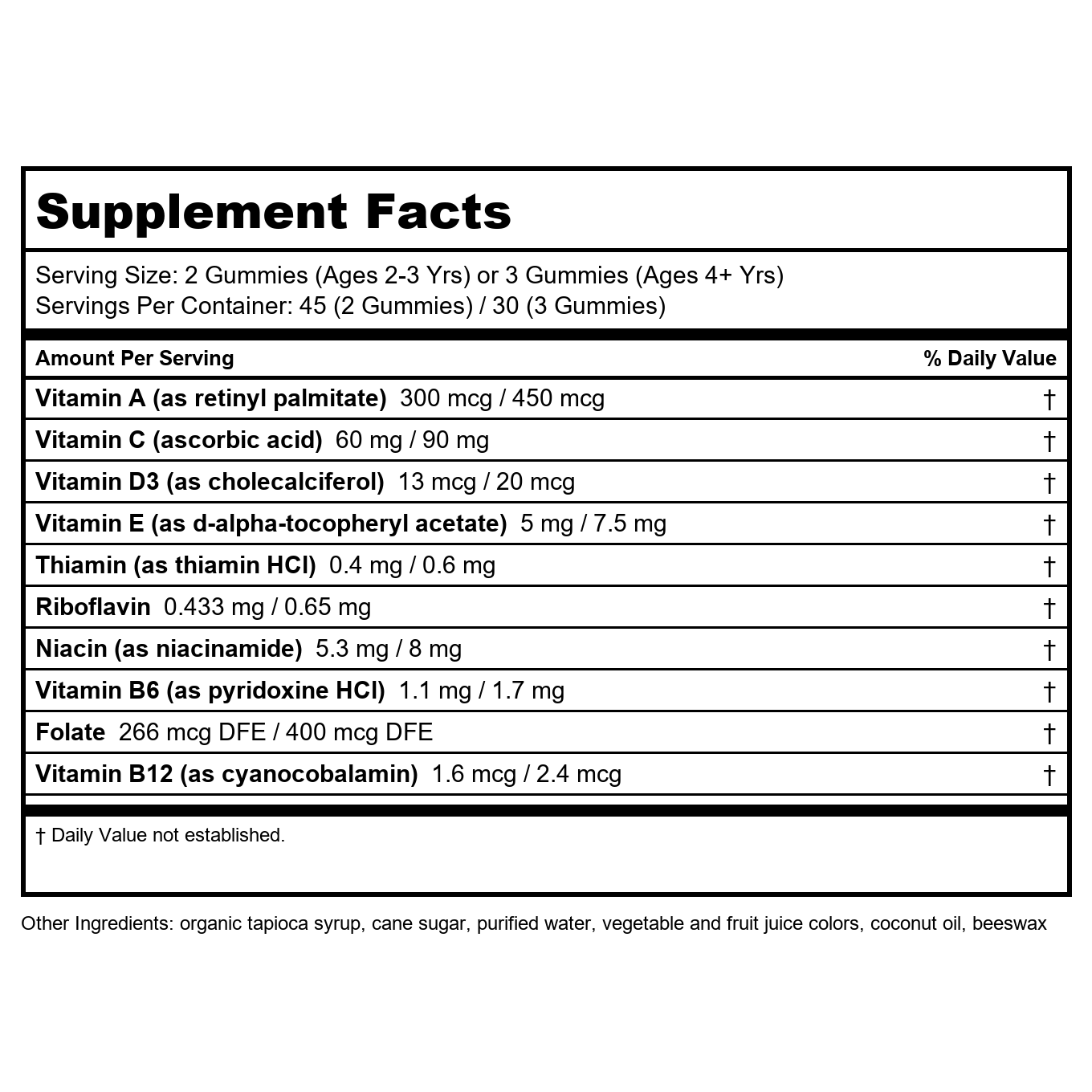Nature's Way Alive! Gommes Multivitamines Enfants 60 unités