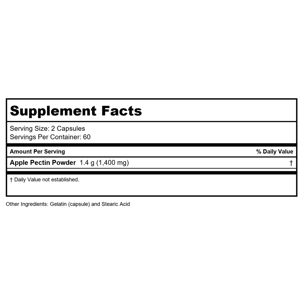 Now Foods Pectine de pomme 700 mg 120 Vcaps - 6425 - Lot de 2
