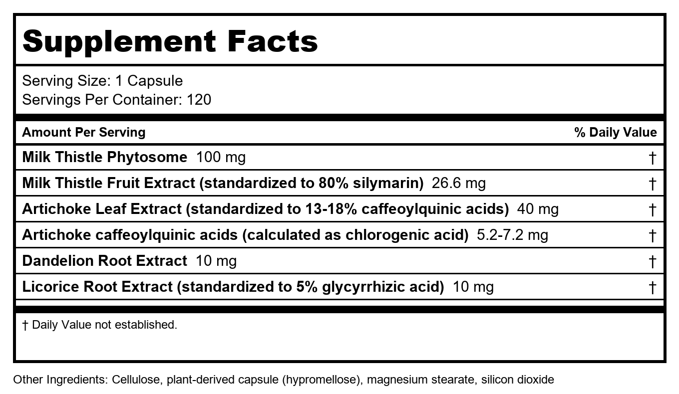 Nature's Way Super Milk Thistle 120 Vcaps
