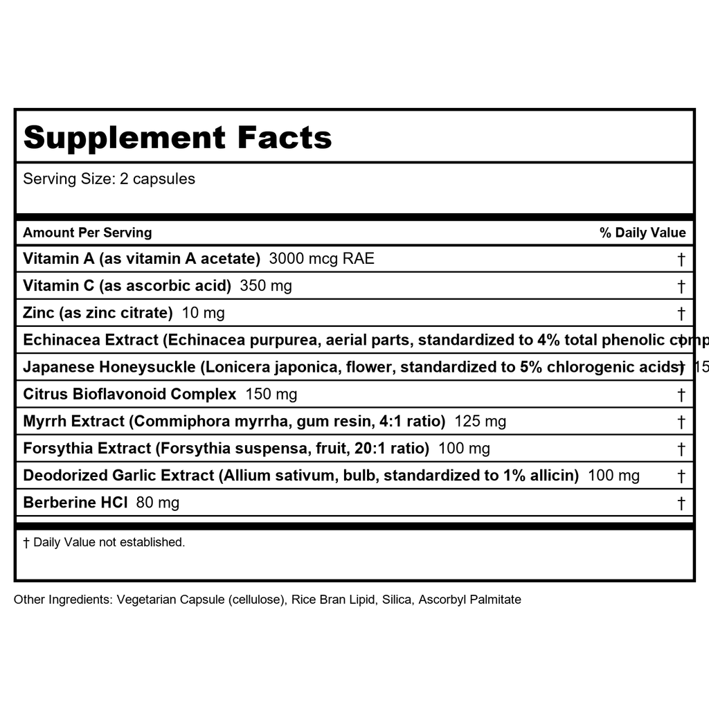 Vital Nutrients Herbal Biotic 60 gélules végétales