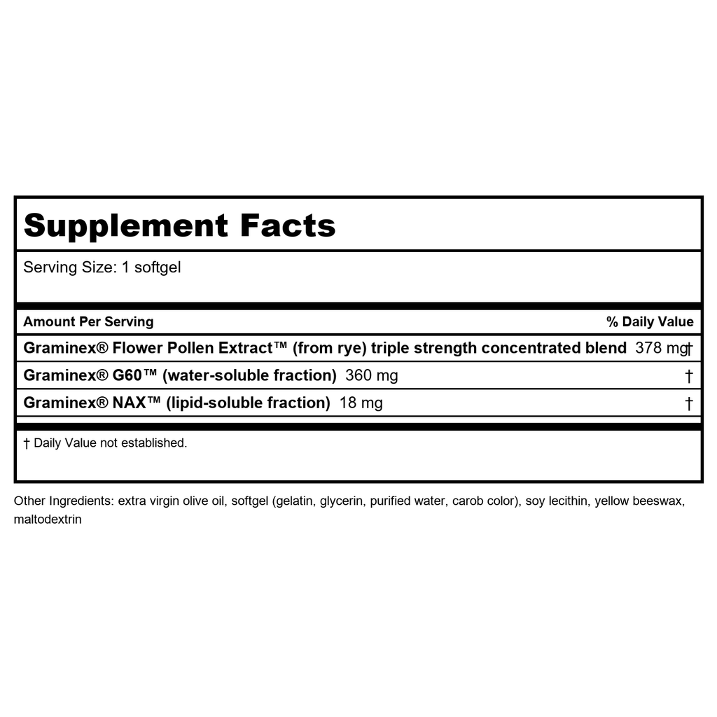 Life Extension ProstaPollen Triple Concentration 30 Gélules
