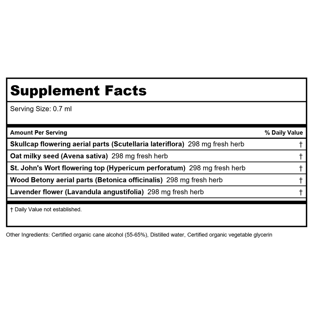Herb Pharm Tonique du Système Nerveux 4oz