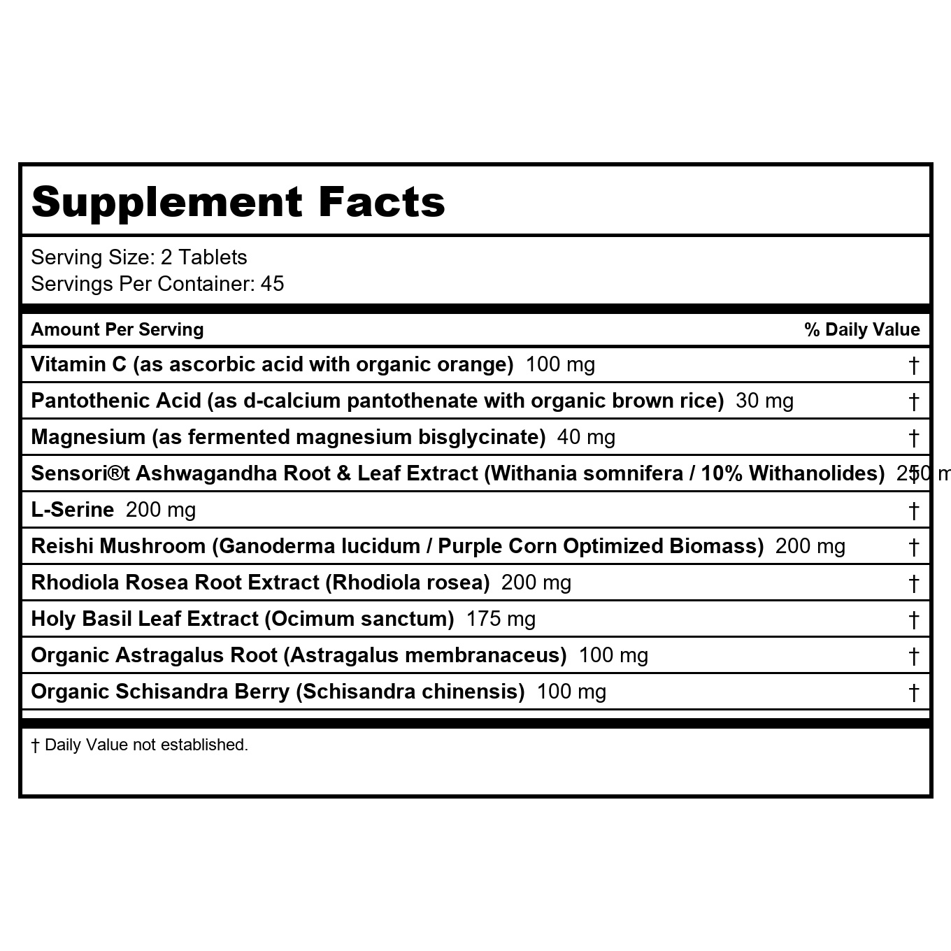 Innate Response Adrenal Response Soin Complet 90 Comprimés