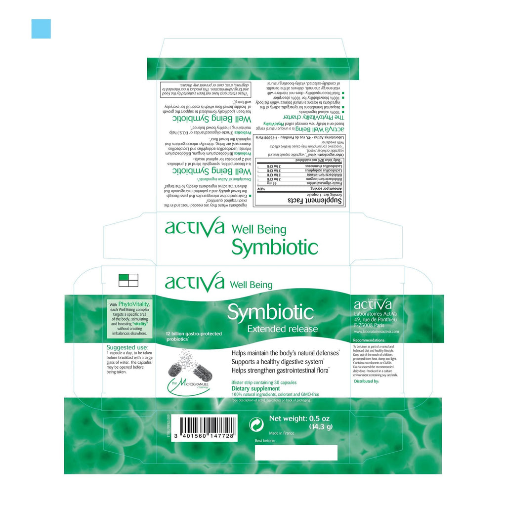 Activa Bien-être Symbiotique 30 Gélules