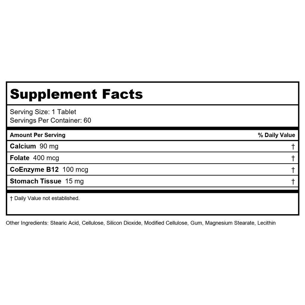 Ecological Formulas Dibencozide 60 comprimés