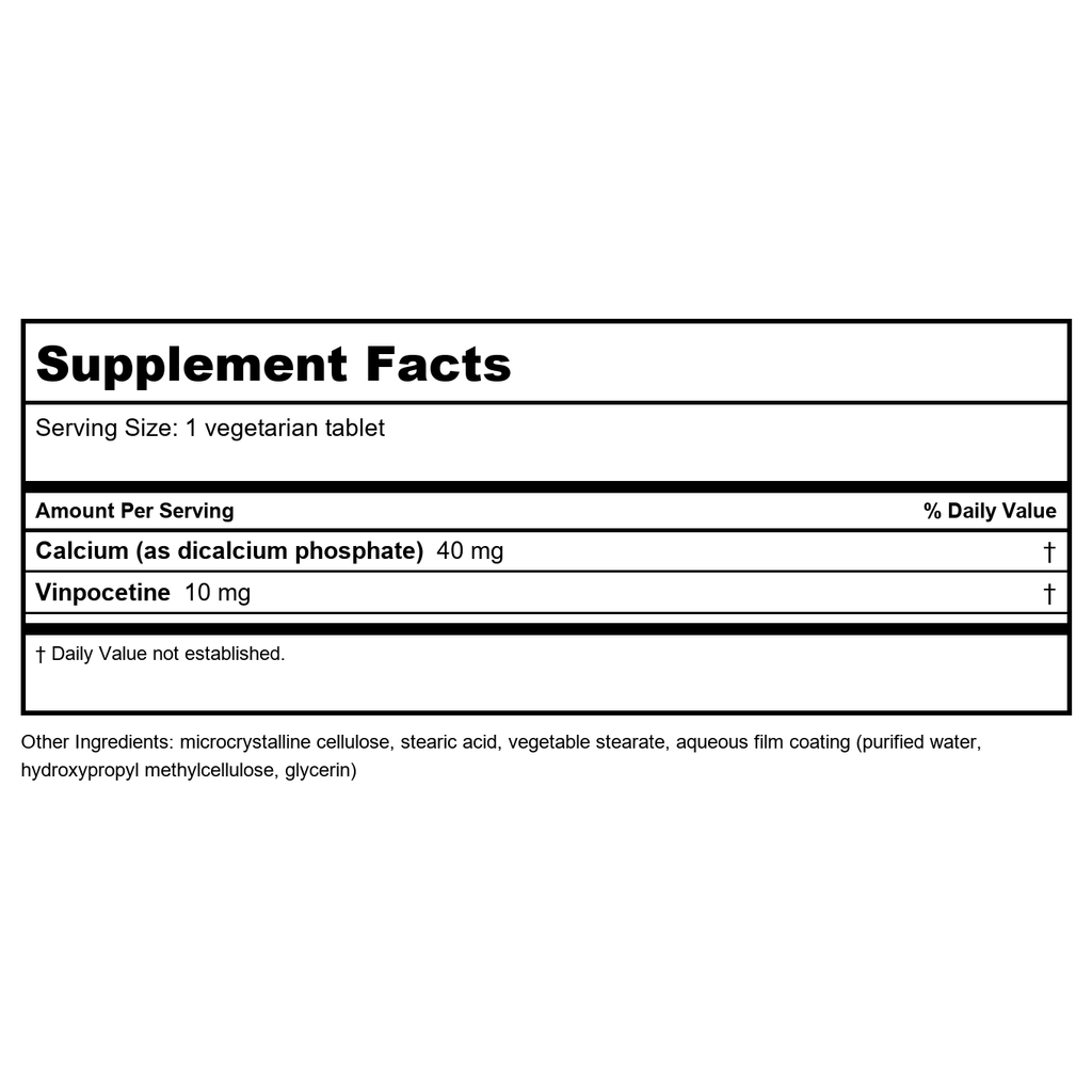 Life Extension Vinpocetine 10 mg 100 comprimés