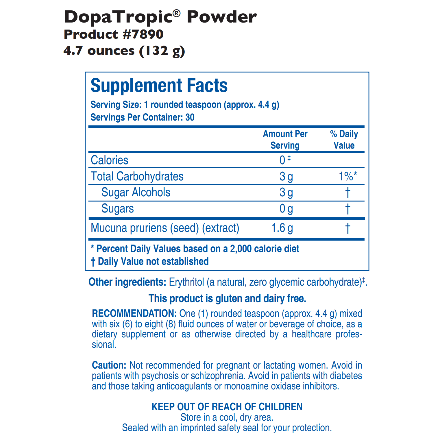 Biotics Research Poudre DopaTropic 5oz