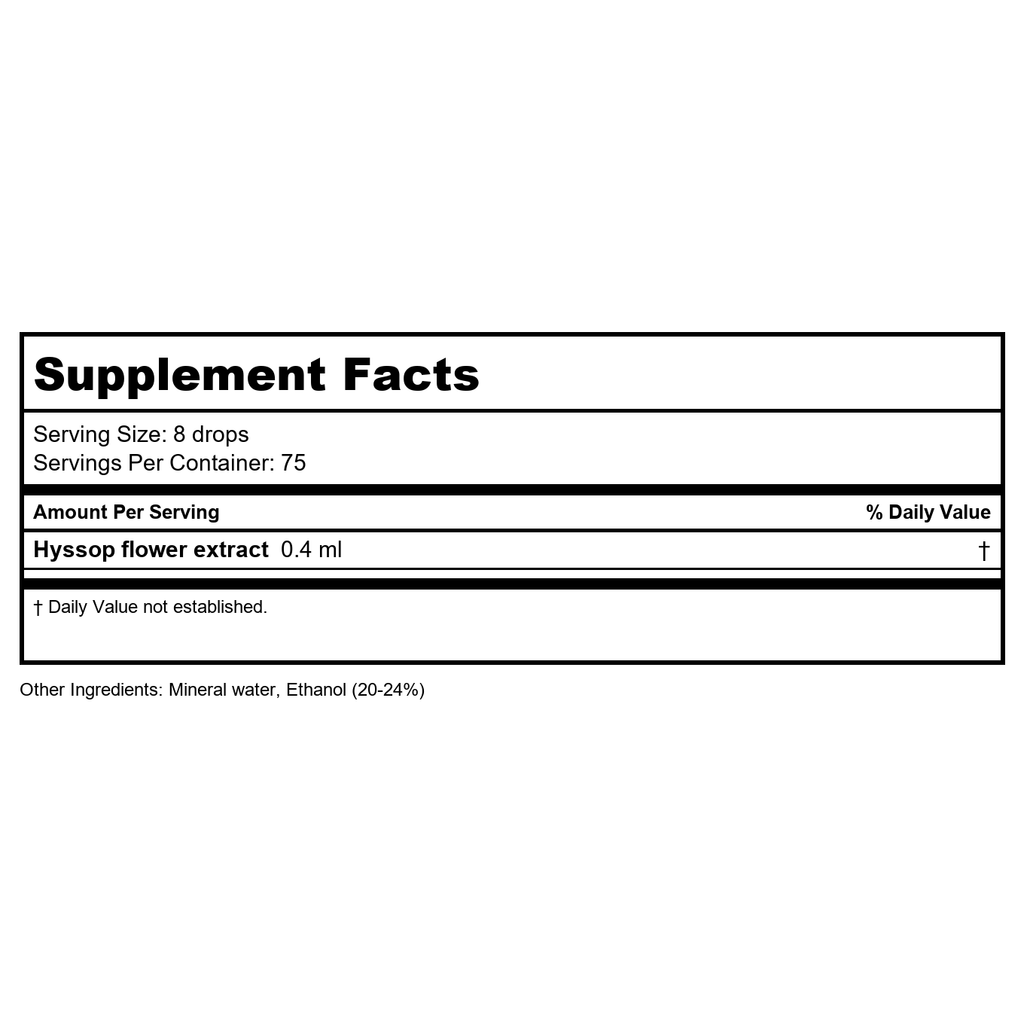 NutraMedix EZOV Hysope 30ml