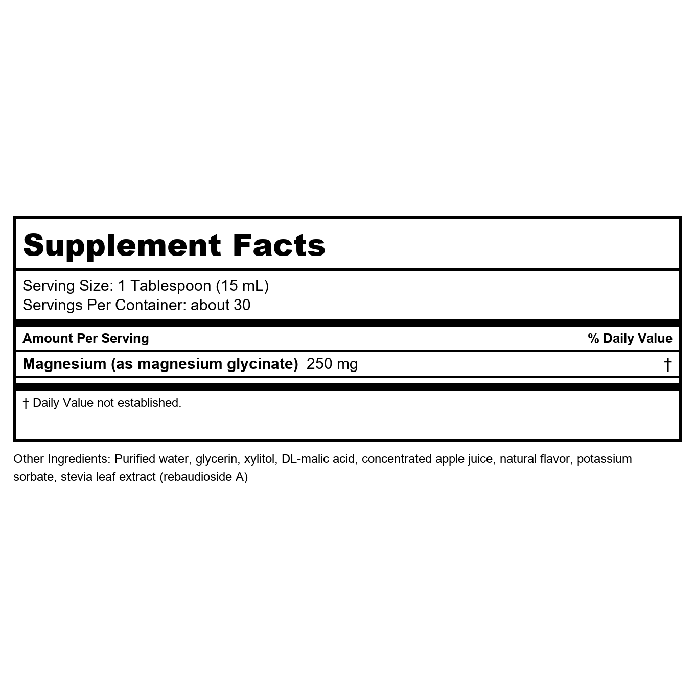 Genestra Magnesium Glycinate Liquid 16oz