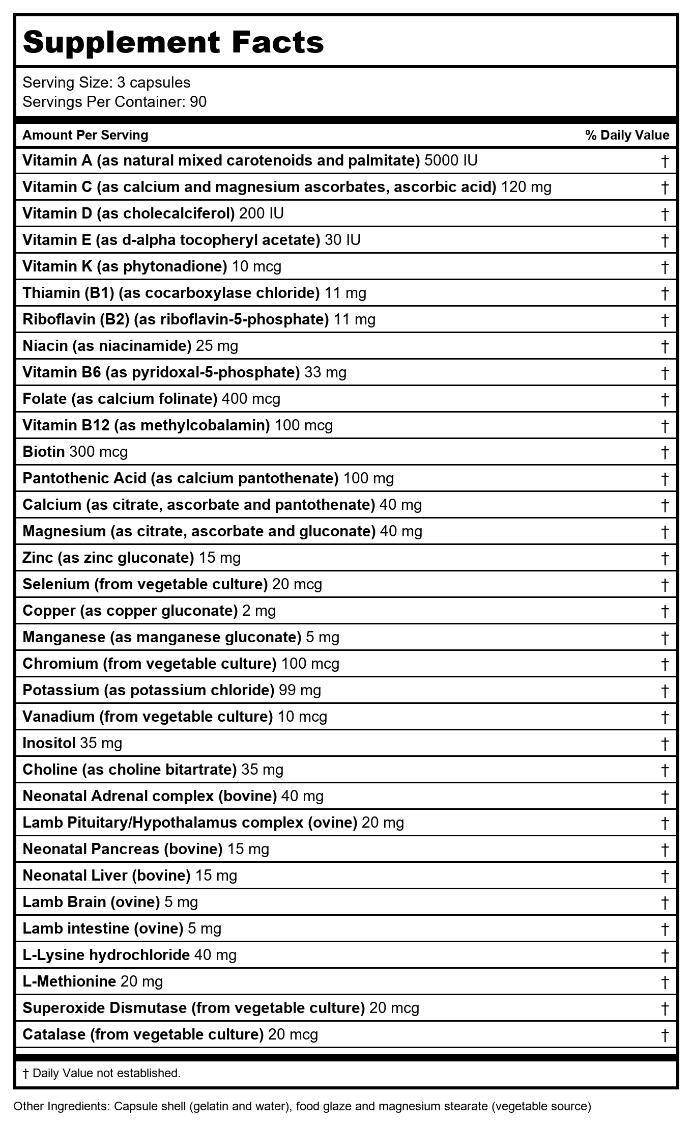 Biotics Research Bio-Glycozyme Forte 270 Gélules