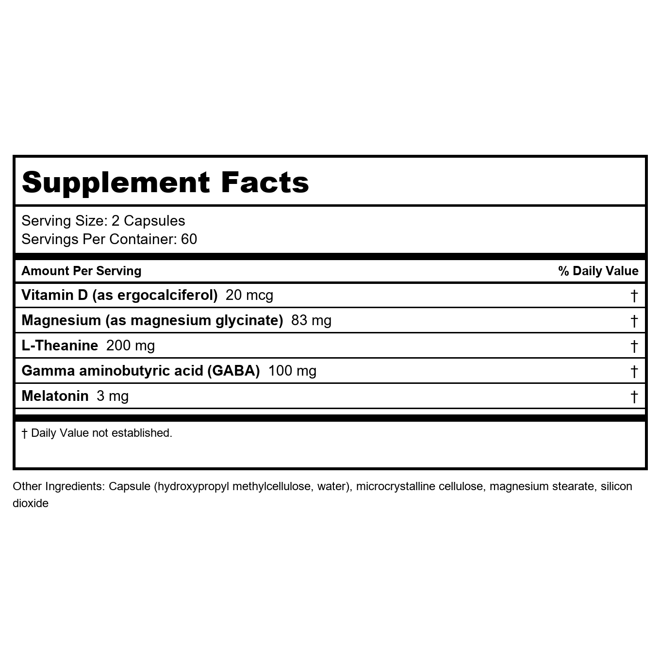 Natural Vitality Calm Sleep Capsules, 120 gélules