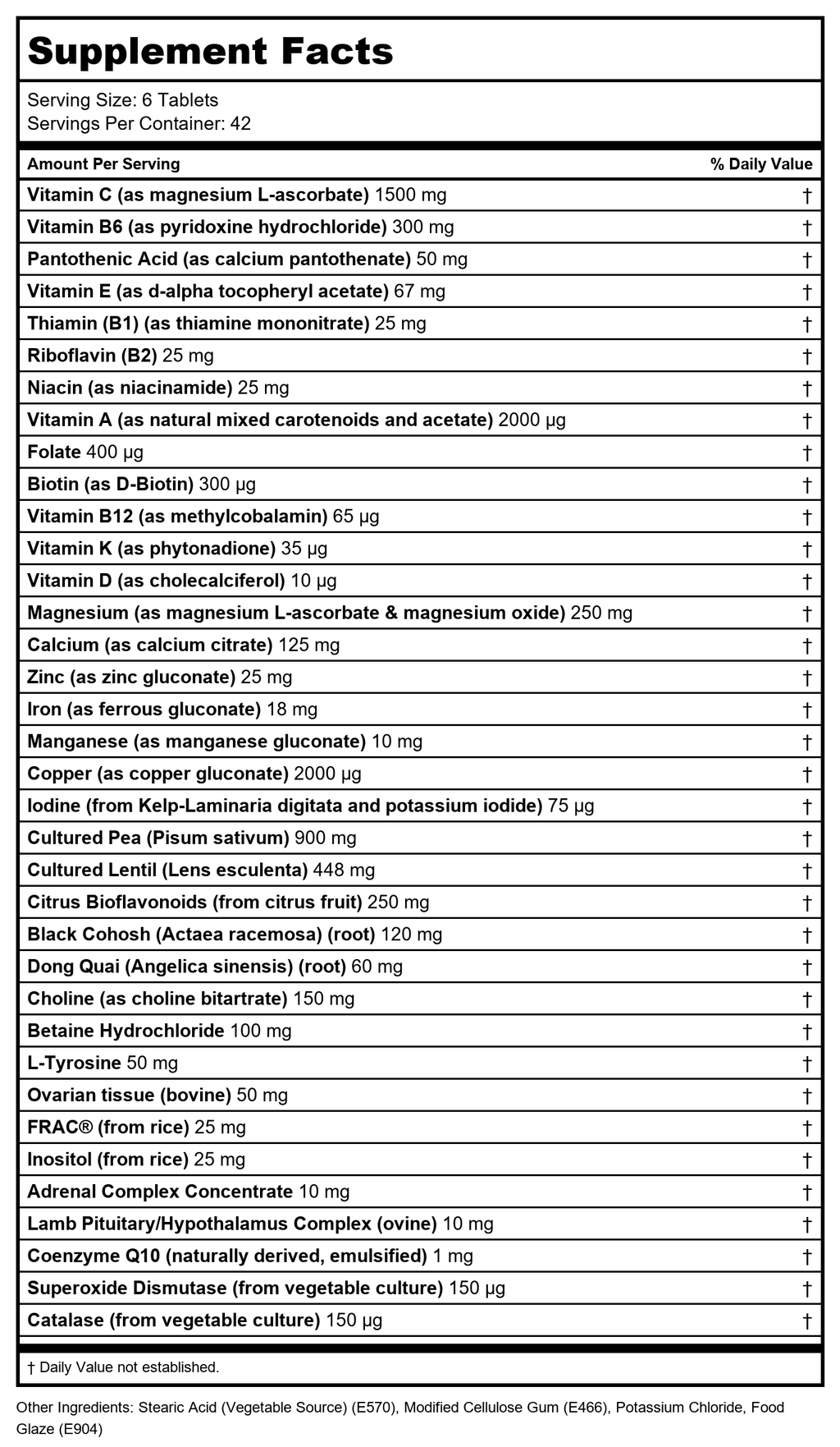 Biotics Research Equi-Fem 252 comprimés