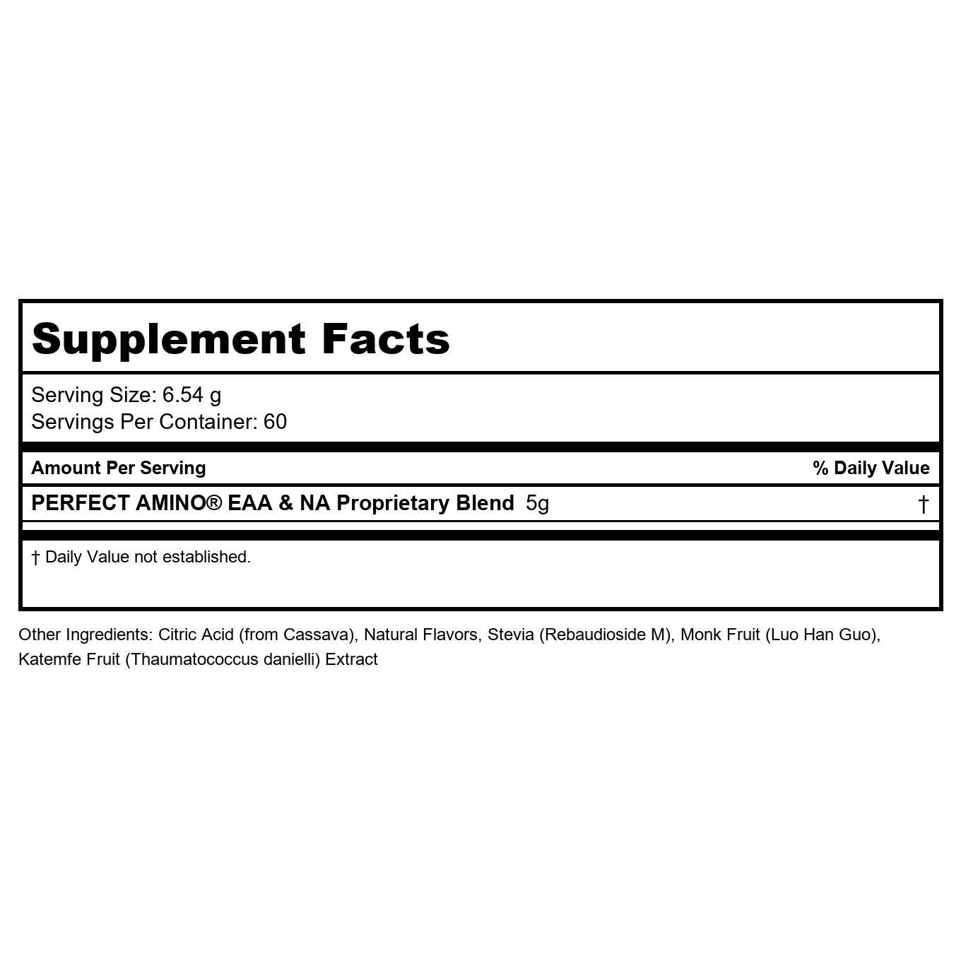 BodyHealth PerfectAminoXP Citron Vert 480 grammes 60 portions