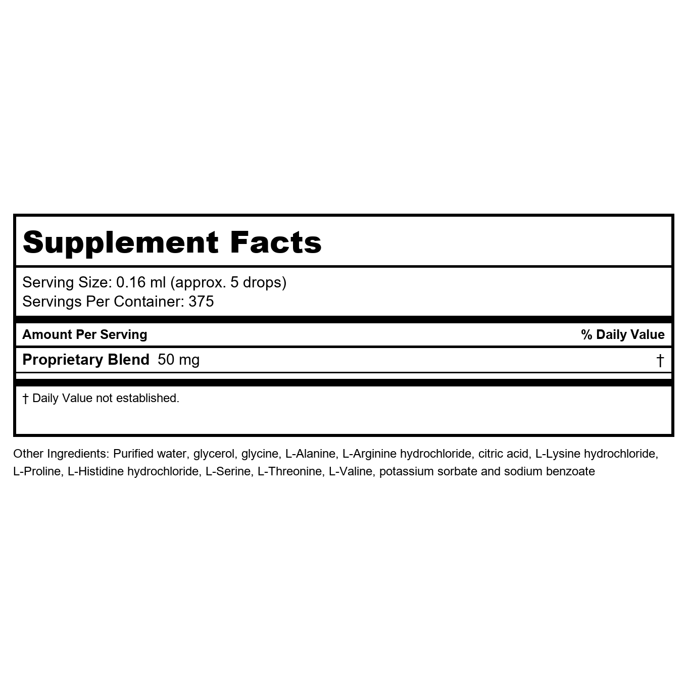 Biotics Research Amino Acid Quicksorb 59 ml