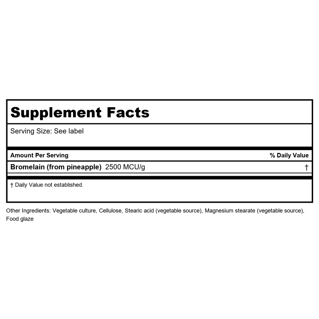Biotics Research Bromelain Plus 100 comprimés