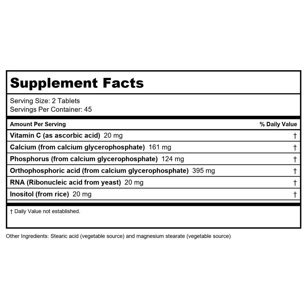 Biotics Research Super Phosphozyme 90 Comprimés