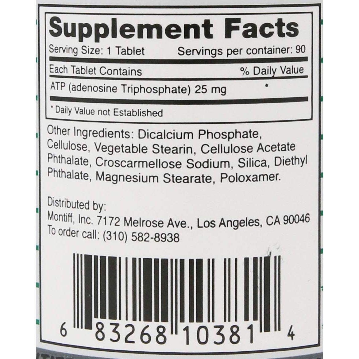 Montiff A.T.P. 25mg 90 comprimés
