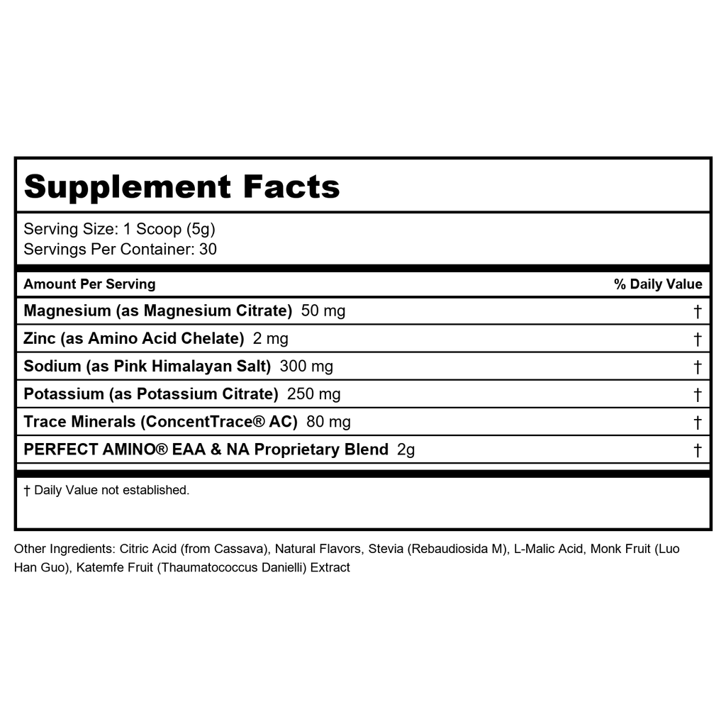 BodyHealth PerfectAmino XP Fraise 30 portions 195 grammes