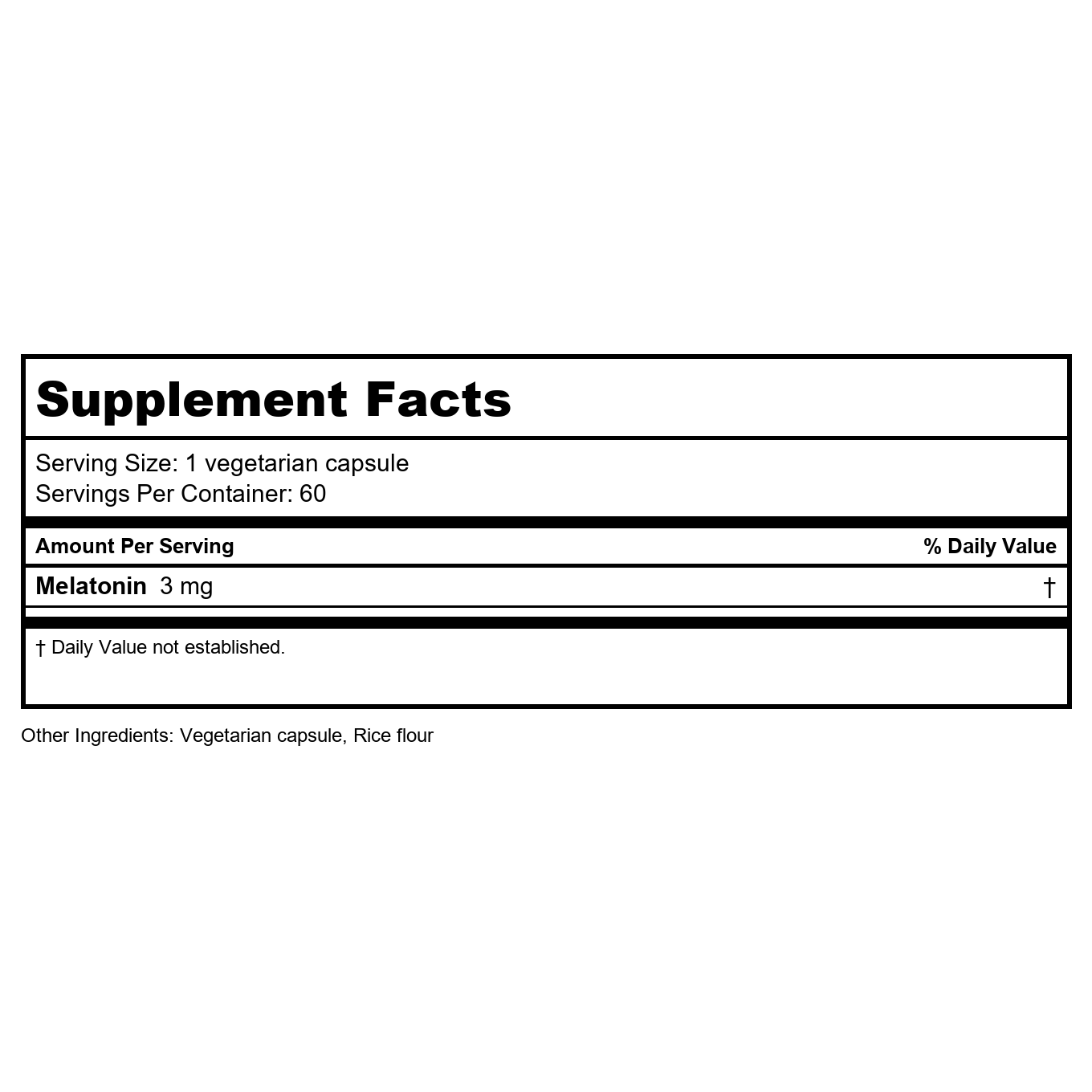 Karuna Mélatonine 3mg 60 Vcaps
