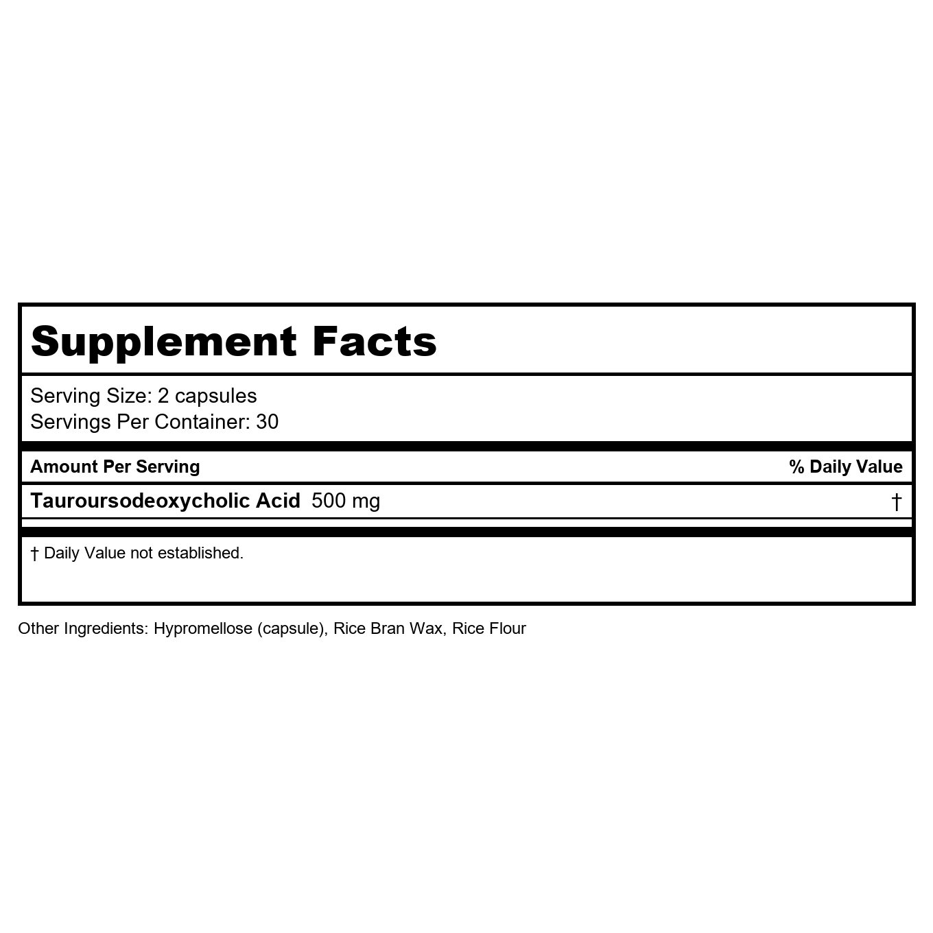 BodyBio Tudca 60 gélules