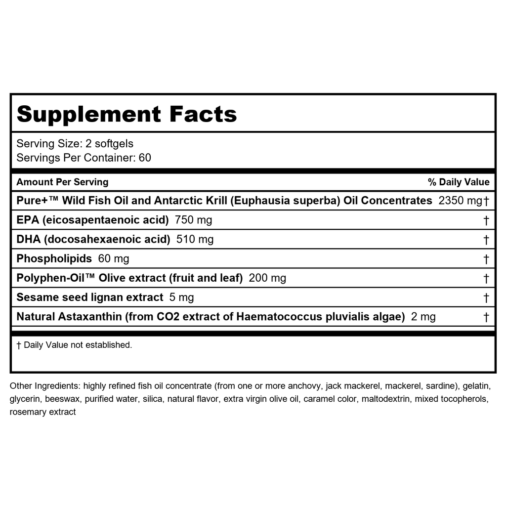 Life Extension Super Omega-3 PLUS EPA/DHA 120 gélules à enveloppe molle