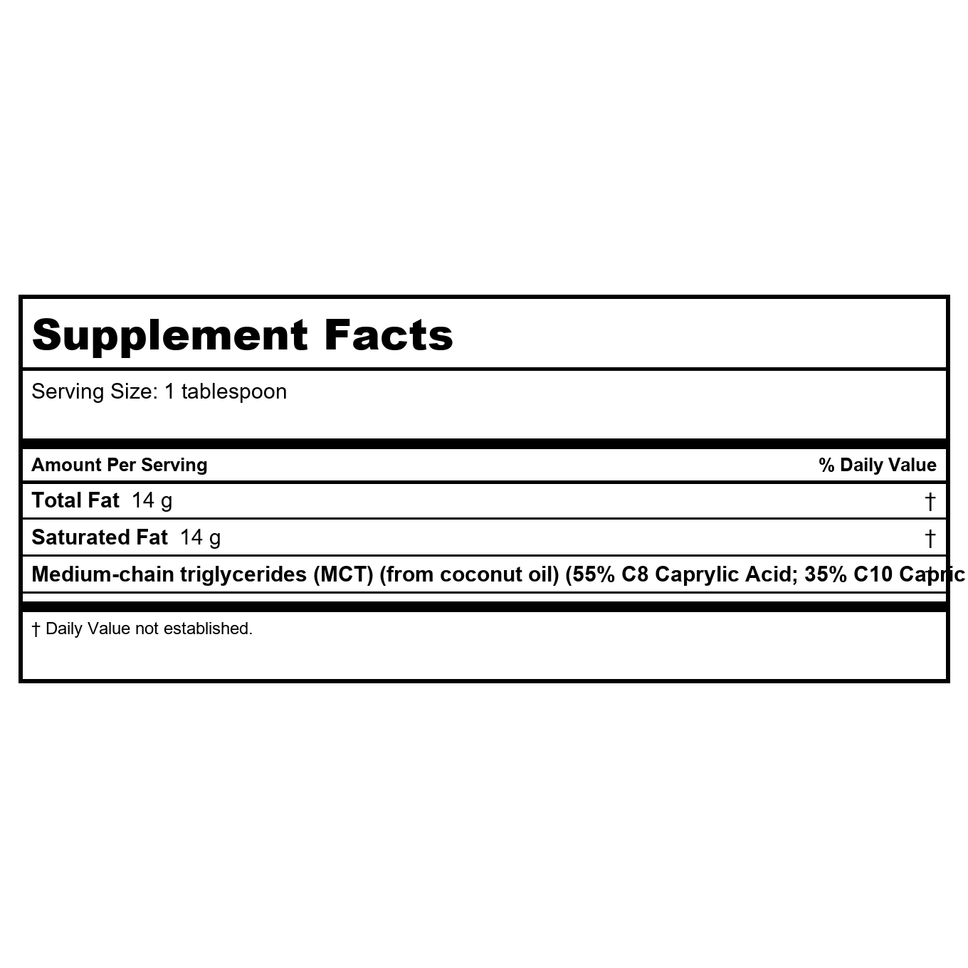 NuMedica Huile MCT USP 473 ml