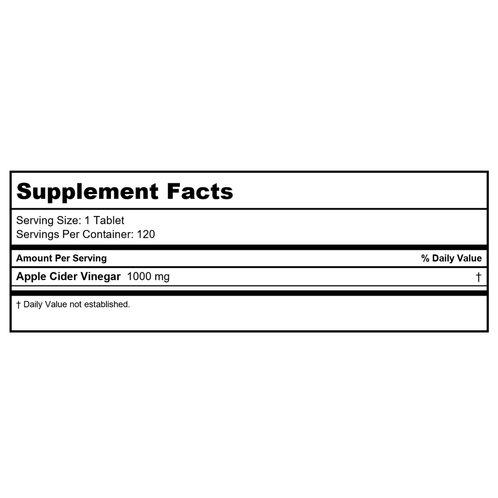 Kal Apple Cider Vinegar 120 Tablets