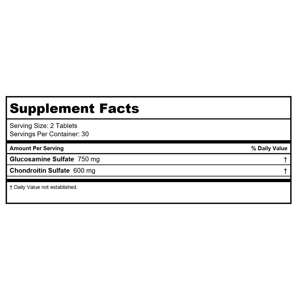 Now Foods Glucosamine & Chondroïtine Extra Forte 60 Comprimés - 3242 - Lot de 2