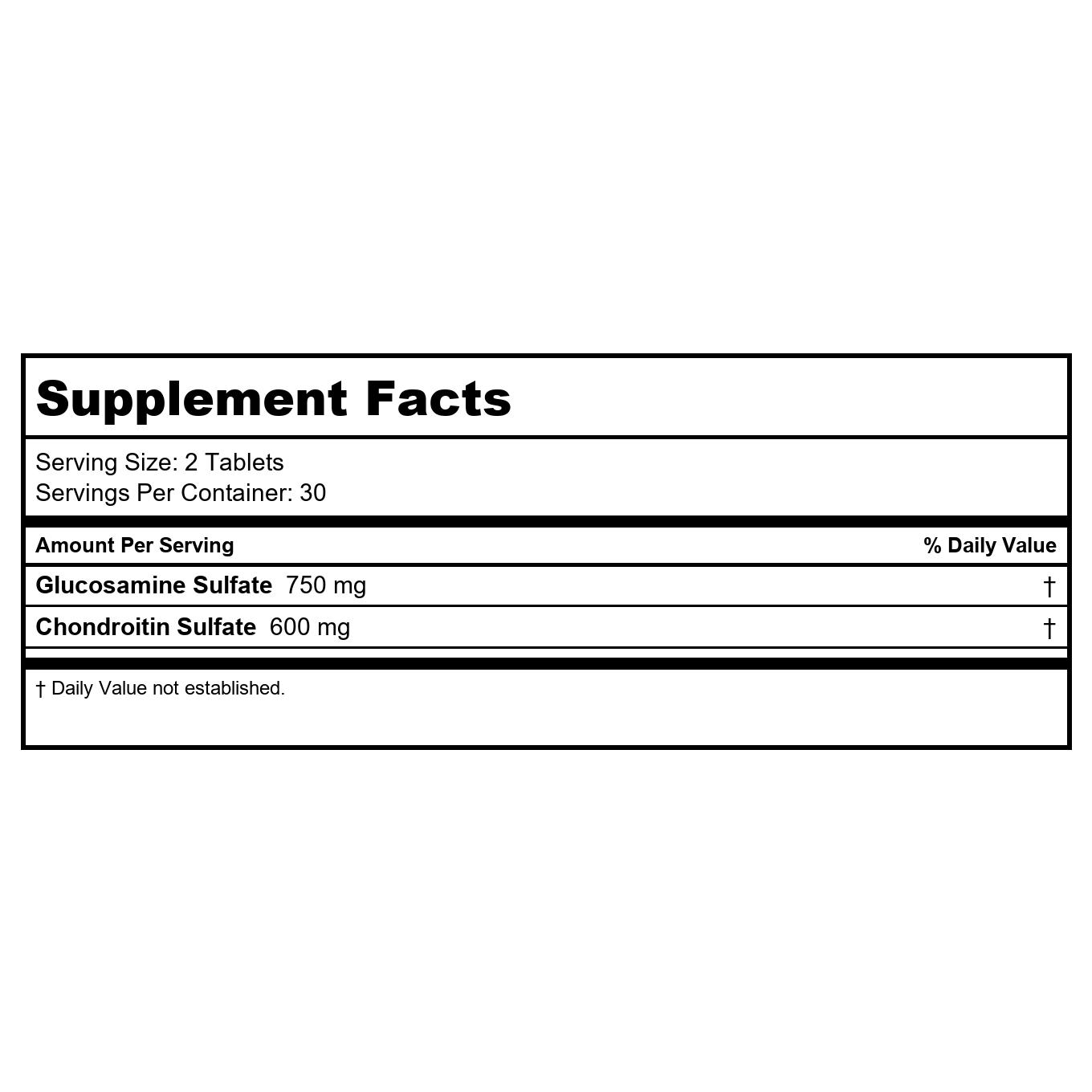 Now Foods Glucosamine & Chondroïtine Extra Forte 60 Comprimés - 3242 - Lot de 2