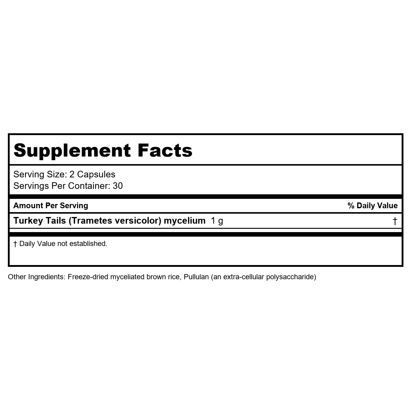 Host Defense Turkey Tail 60 Capsules
