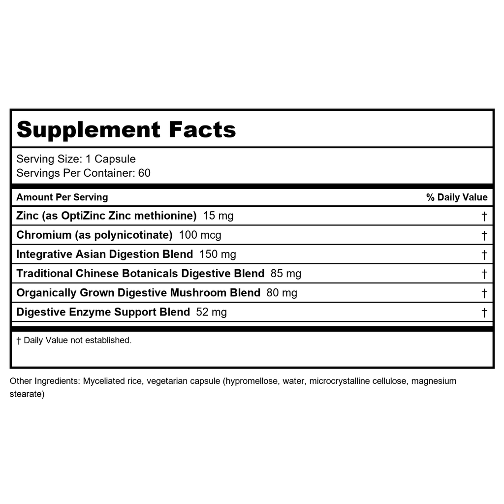 EcoNugenics ecoDigest Formule Digestive Intégrale 60 gélules végétales - EQ0014