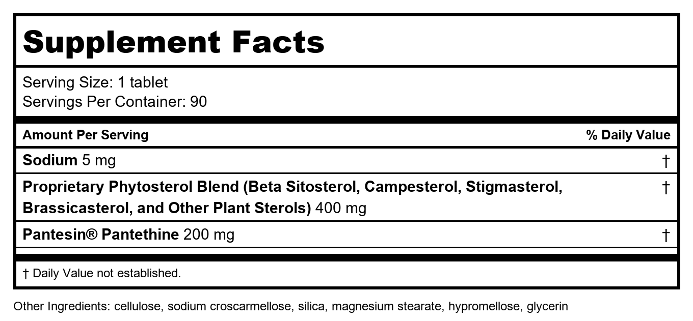 Nature's Way - Cholesterol Shield Mélange de Phytostérols - 90 Comprimés