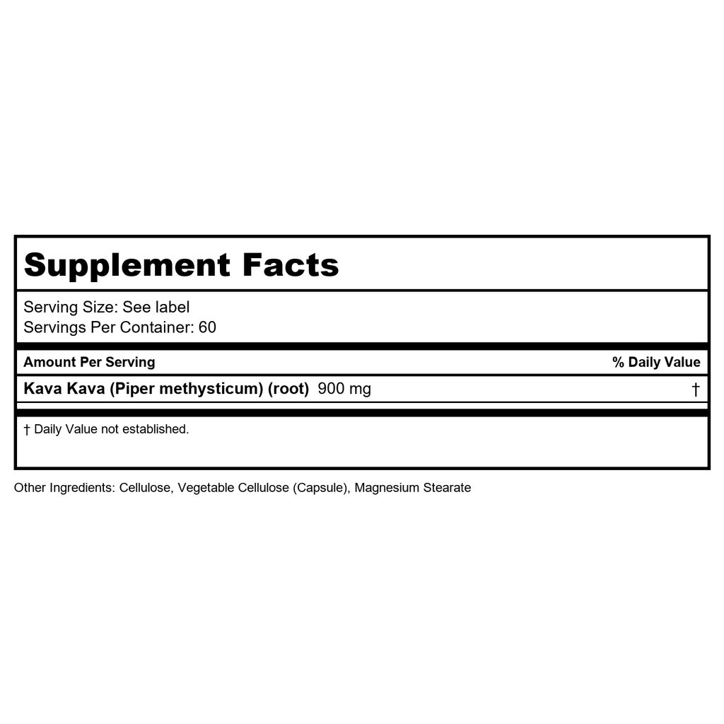 Natural Balance - Kava Kava 450 mg. - 60 Vegetarian Capsules
